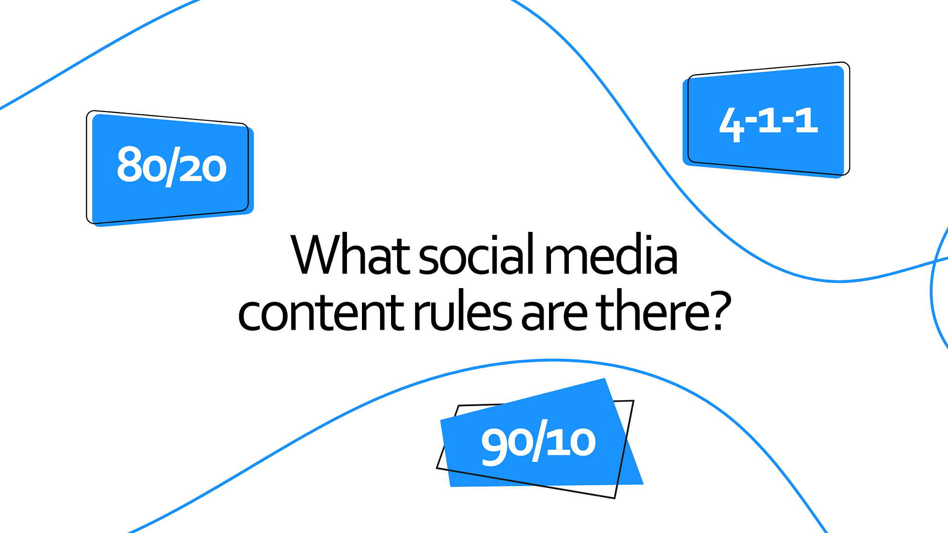 What social media content rules are there?