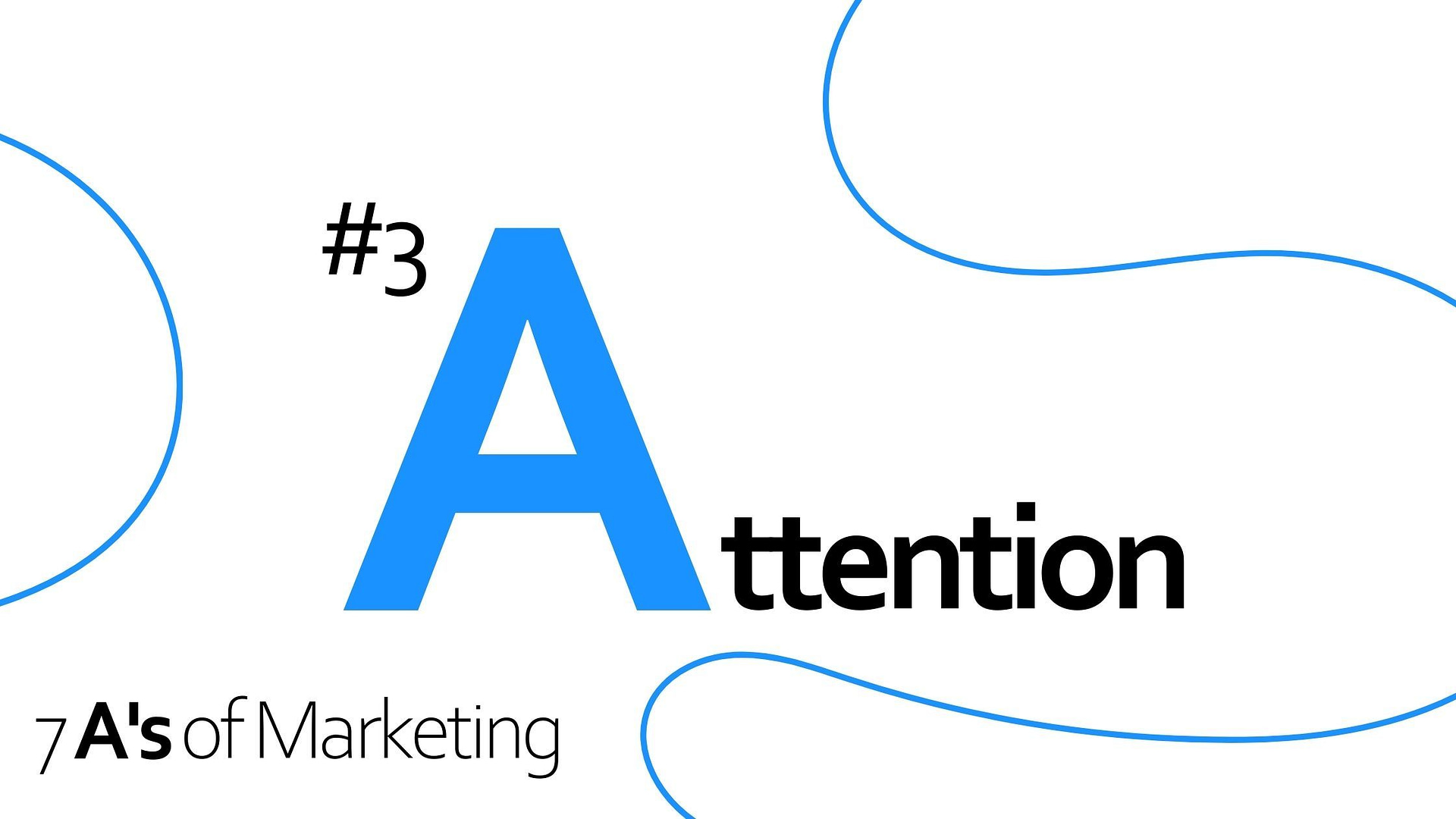 7 A's of Marketing - #3 Attention