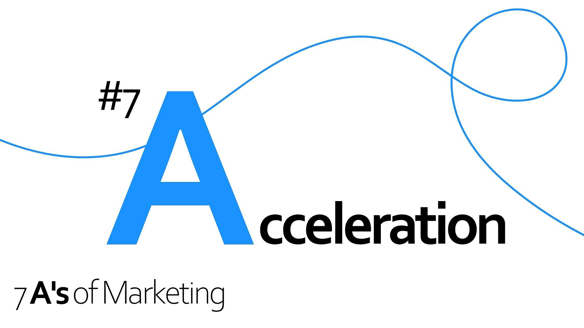 7 A's of Marketing - #7 Acceleration